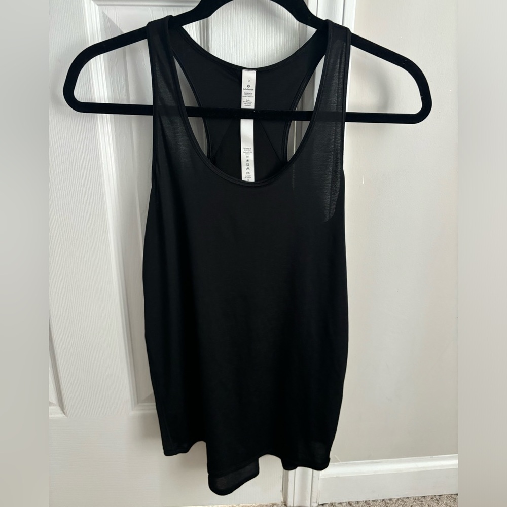 Lululemon Essential Tank *Pleated (Black)